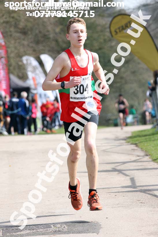 Boys under-15s 5k road race, 2018 ERRA Under-17s and Under-15s 5k Champs, Sutton Coldfield. Photo: David T. Hewitson/Sports for All Pics